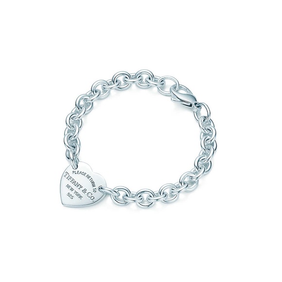 Tiffany & Co. Jewelry - Tiffany & Co. Sterling Silver Heart Tag Bracelet